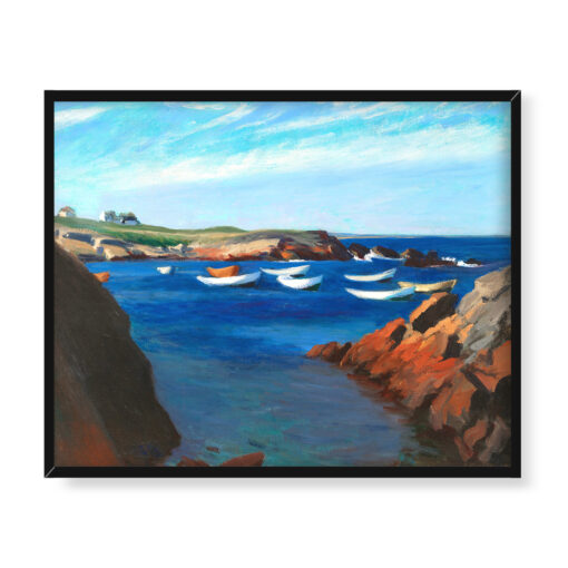 Edward Hopper Łodzie w Ogunquit 50x40