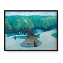 Edward Hopper Posąg przy wejściu do parku 40×30