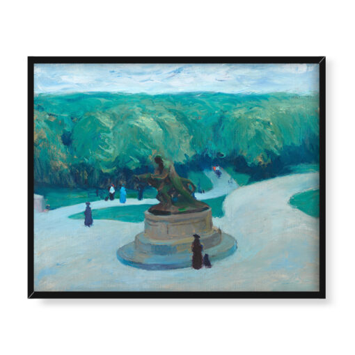 Edward Hopper Posąg przy wejściu do parku 50x40 w RAMIE