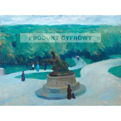 Edward Hopper Posąg przy wejściu do parku — produkt cyfrowy do pobrania