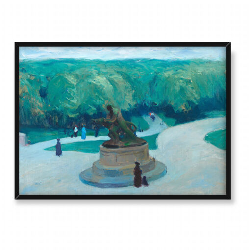Edward Hopper Posąg przy wejściu do parku 70x50