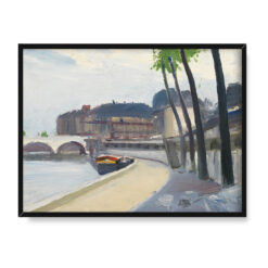 Edward Hopper Quai des Grands Augustins z drzewem 40×30