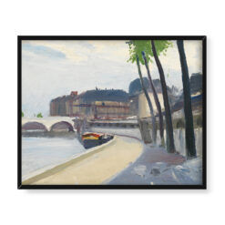 Edward Hopper Quai des Grands Augustins z drzewem 50×40