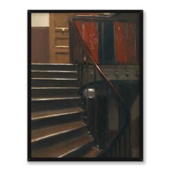 Edward Hopper Schody przy rue de Lille 48 Paryż 30×40