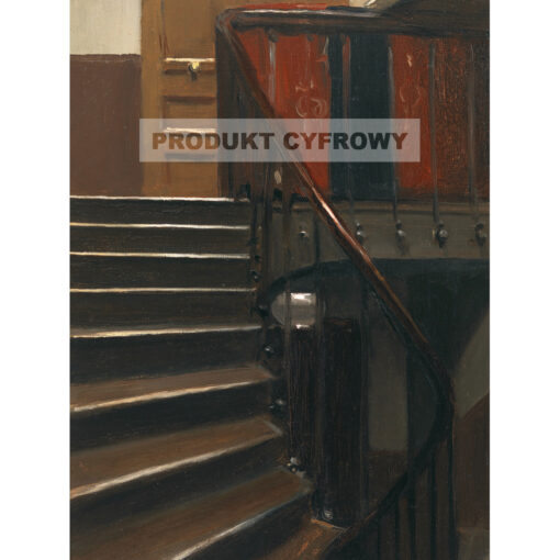 Edward Hopper Schody przy rue de Lille 48 Paryż — produkt cyfrowy do pobrania