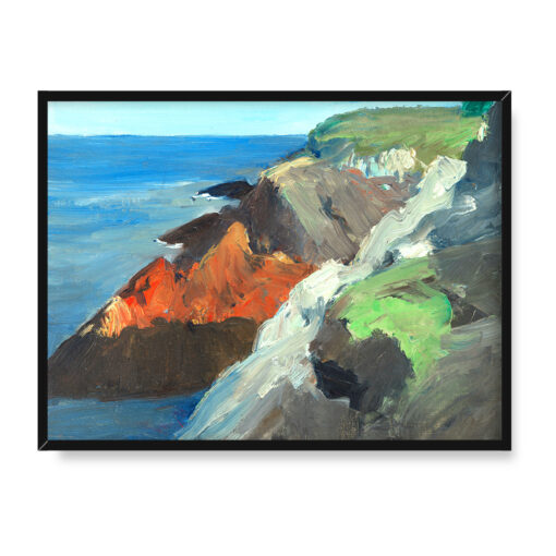 Edward Hopper Skaliste wybrzeże 2 40x30