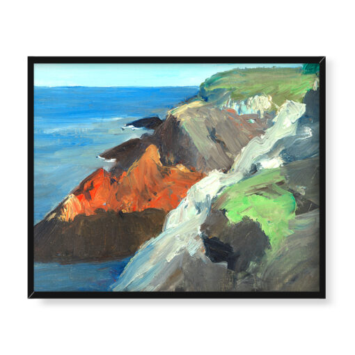 Edward Hopper Skaliste wybrzeże 2 50x40