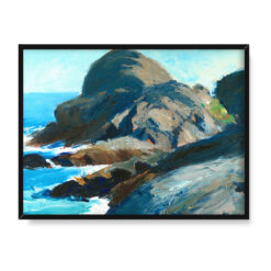 Edward Hopper Skaliste wybrzeże 40×30