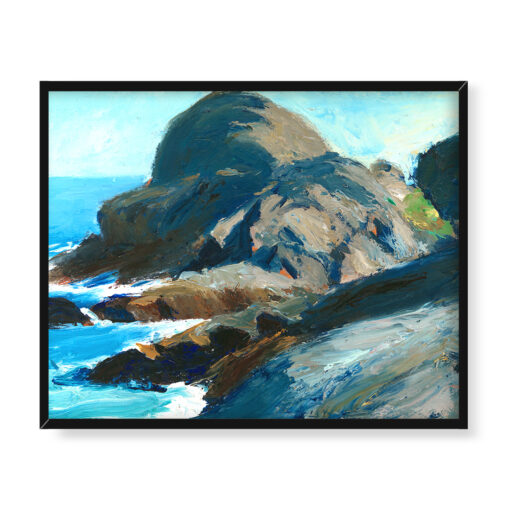 Edward Hopper Skaliste wybrzeże 50x40