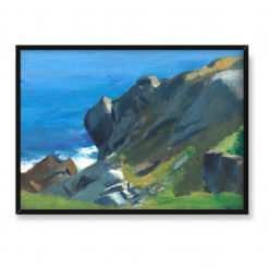 Edward Hopper Skaliste wybrzeże i morze 2 70×50