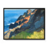Edward Hopper Skaliste wybrzeże i morze 40×30 w RAMIE