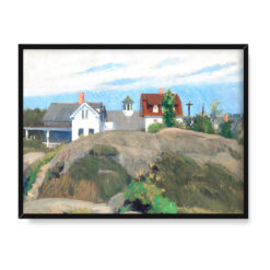 Edward Hopper Skały i domy Ogunquit 40×30
