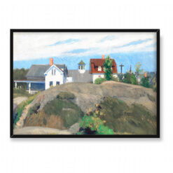 Edward Hopper Skały i domy Ogunquit 70×50