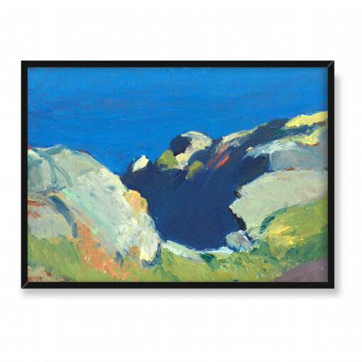 Edward Hopper Skały i morze 70x50