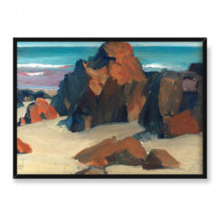 Edward Hopper Skały i piasek 70×50