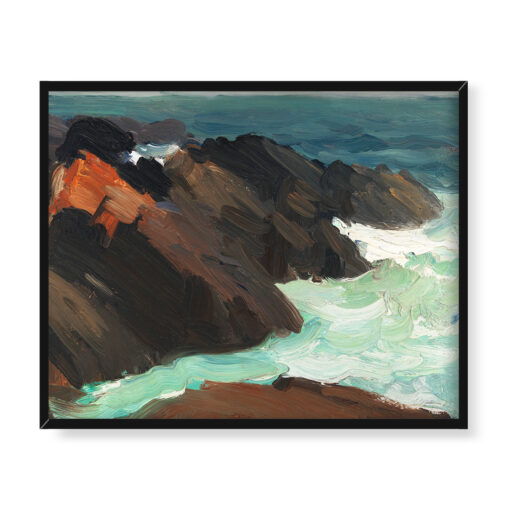 Edward Hopper Skały i wirująca woda 50x40