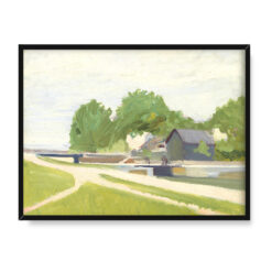 Edward Hopper Śluza de la Monnaie 40×30