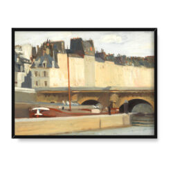 Edward Hopper Statek rzeczny 40×30