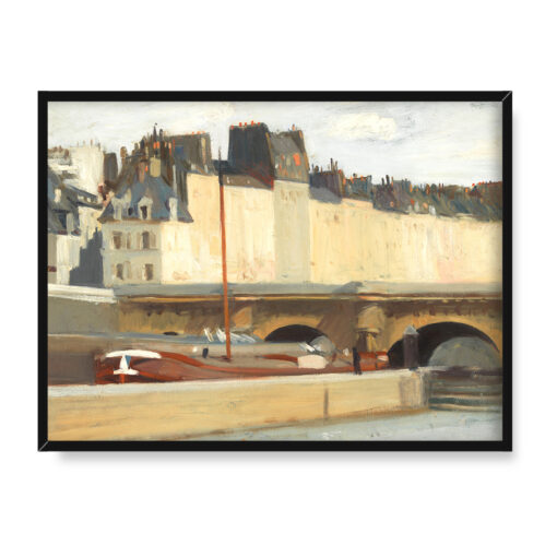 Edward Hopper Statek rzeczny 40x30