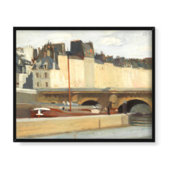 Edward Hopper Statek rzeczny 50×40
