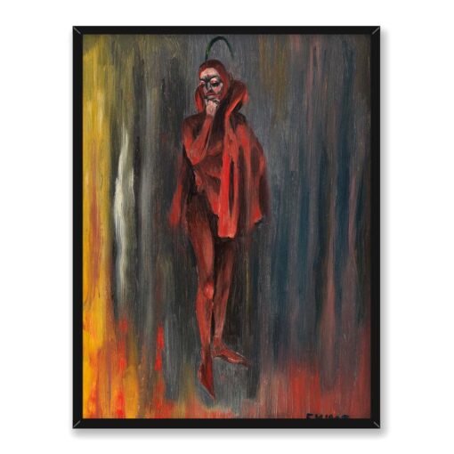 Edward Hopper Szatan w czerwieni 30x40 w RAMIE