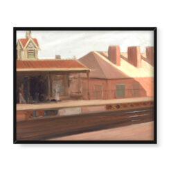 Edward Hopper The El Station 50×40