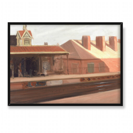 Edward Hopper The El Station 70x50