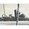 Edward Hopper Trawler i słup telegraficzny — produkt cyfrowy do pobrania