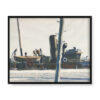 Edward Hopper Trawler i słup telegraficzny 50×40
