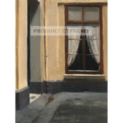 Edward Hopper Wewnętrzny dziedziniec przy rue de Lille 48 Paryż — produkt cyfrowy do pobrania
