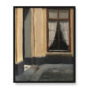 Edward Hopper Wewnętrzny dziedziniec przy rue de Lille 48 Paryż 40×50 w RAMIE