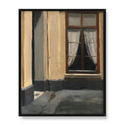Edward Hopper Wewnętrzny dziedziniec przy rue de Lille 48 Paryż 40×50