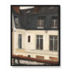 Edward Hopper Widok na wewnętrzny dziedziniec przy rue de Lille 48 Paryż 40×50 w RAMIE