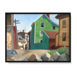 Edward Hopper Włoska dzielnica Gloucester 40×30