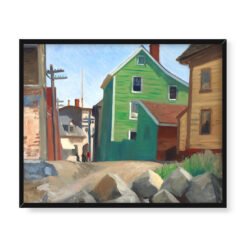 Edward Hopper Włoska dzielnica Gloucester 50×40