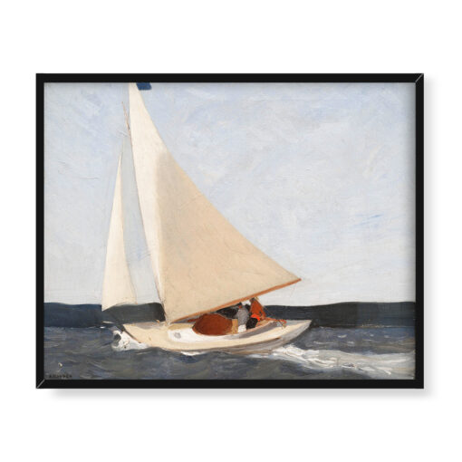 Edward Hopper Żeglując 50x40 w RAMIE