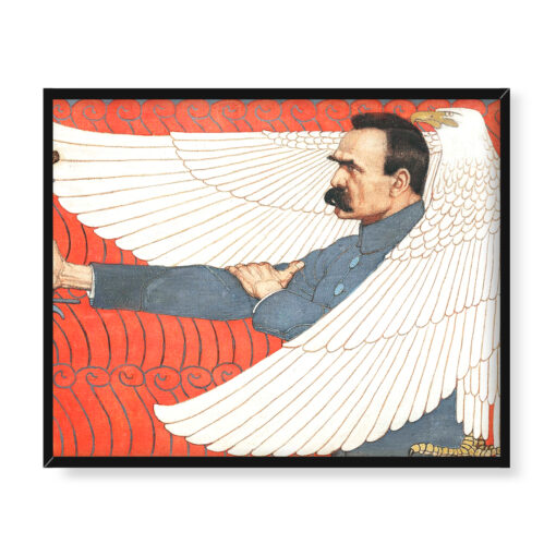 Edward Okuń Marszałek Józef Piłsudski 50x40 w RAMIE