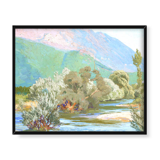 Edward Okuń Rzeka Aniene 50x40