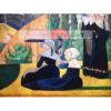 Emile Bernard Bretonki z parasolkami — produkt cyfrowy do pobrania