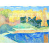 Emile Bernard Kobieta spacerująca nad brzegiem Aven — produkt cyfrowy do pobrania