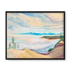 Emily Carr Cieśnina Juana de Fuca z żwirowni 50×40