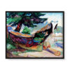 Emily Carr Indiańska wojenna łódź Alert Bay 50×40 w RAMIE Emily Carr Indiańska wojenna łódź Alert Bay 50×40 w RAMIE
