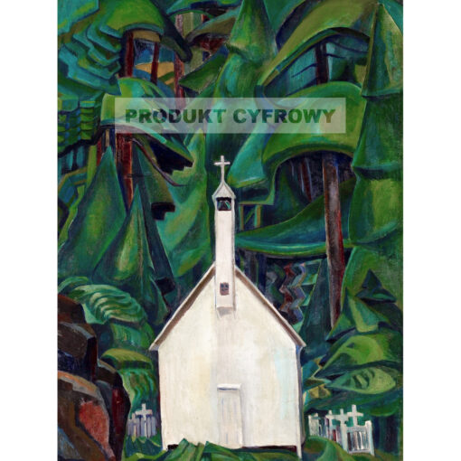 Emily Carr Indiański kościół — produkt cyfrowy do pobrania