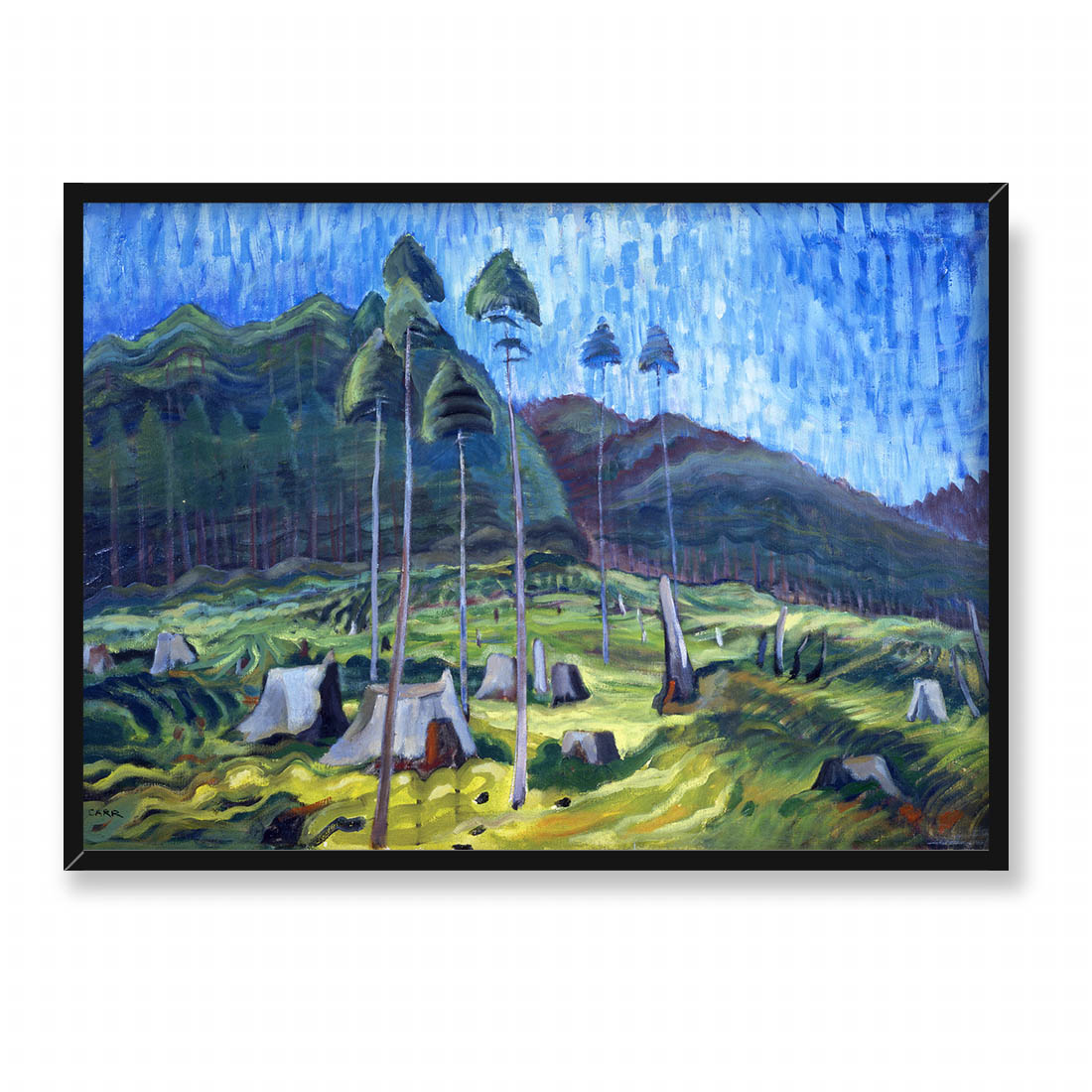 Emily Carr Resztki 70x50