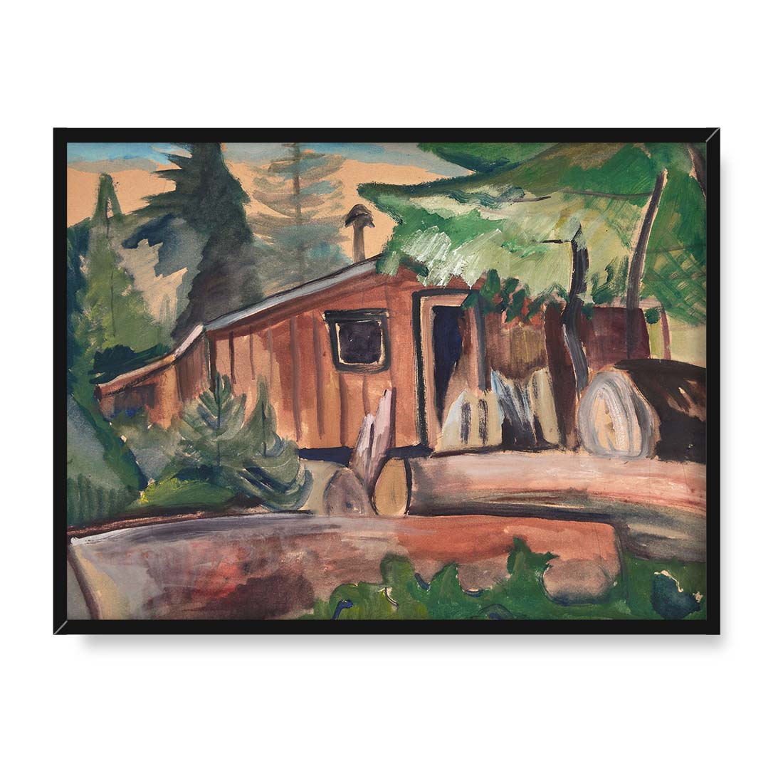 Emily Carr Szopa 40x30 w RAMIE