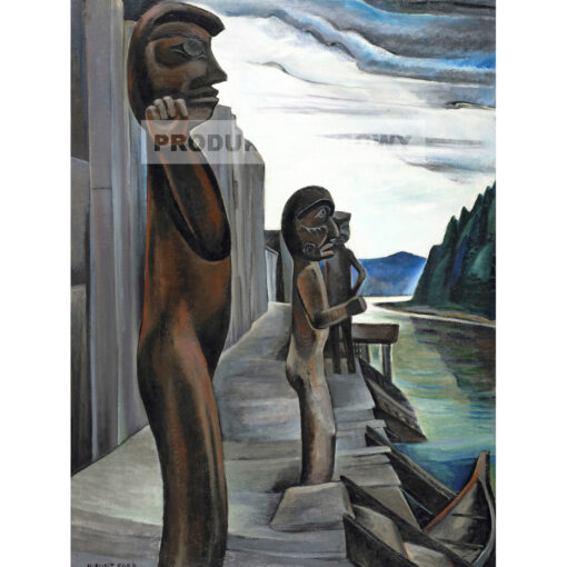 Emily Carr Totemy w Blunden Harbour — produkt cyfrowy do pobrania