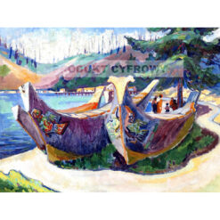 Emily Carr Wojenne canoe Alert Bay — produkt cyfrowy do pobrania