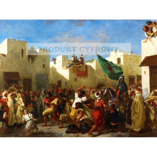 Eugene Delacroix Fanatycy z Tangeru — produkt cyfrowy do pobrania