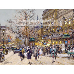 Eugene Galien-Laloue Boulevard Bonne Nouvelle Paryż — produkt cyfrowy do pobrania