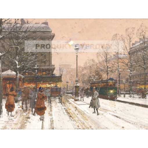 Eugene Galien-Laloue Le Grand Boulevard Paryż — produkt cyfrowy do pobrania